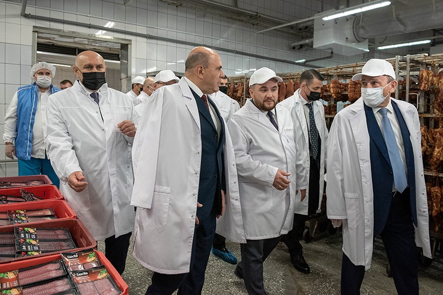 Премьер-министр РФ посетил АО «Йошкар-Олинский мясокомбинат»