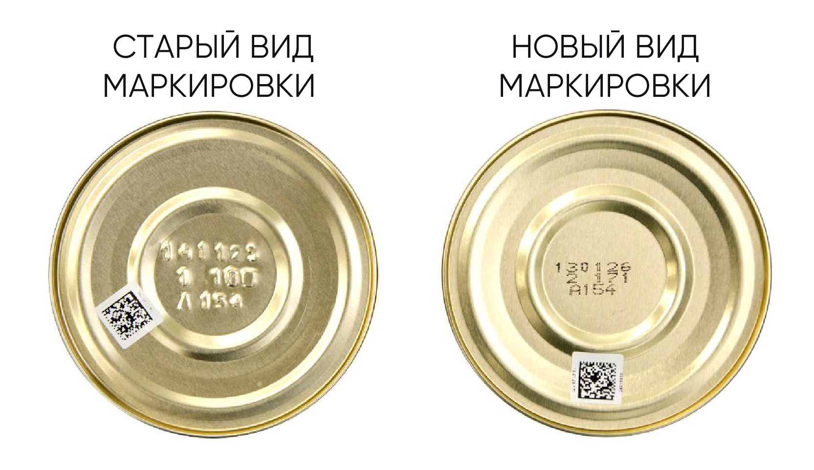 Изменении в маркировке нашей консервной продукции